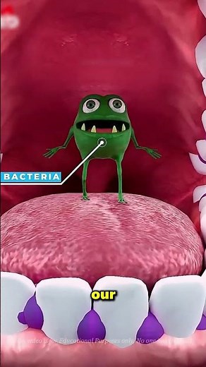 How do worms appear in your teeth? 😱