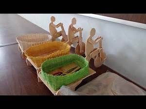 BUAT MAINAN TRADISIONAL ( dipadukan dgn anyaman ) untuk lomba flssn kriya ‪@tanganrajin1155‬