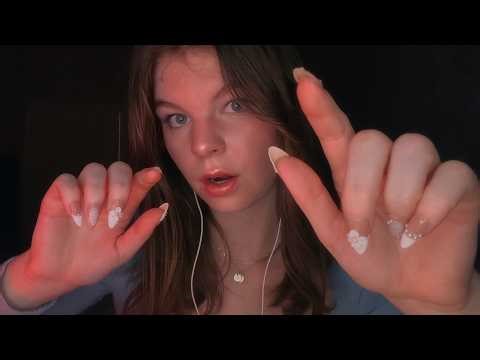 ASMR scratching your face until you fall asleep 😴 (mic scratching)