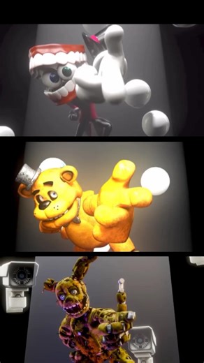 Original Vs. FNAF Version Vs. FNAF Version 2 - Intermission Time