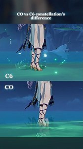 C0 vs C6 constellation's difference #genshin #genshinimpact