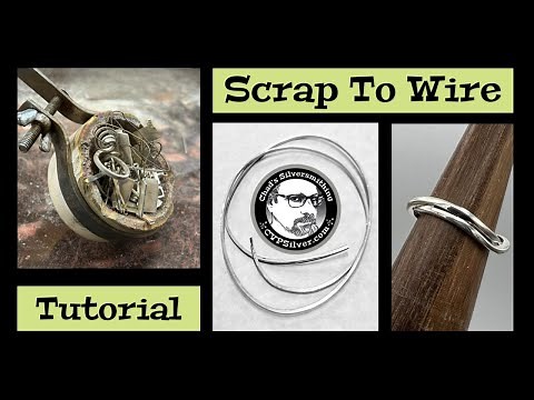 Turn Your Scrap Silver into Wire: A Silversmithing Tutorial
