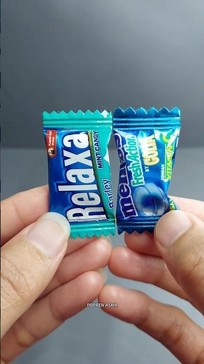 Permen relaxa dan mentos #poprenasmr #shorts #shortvideo