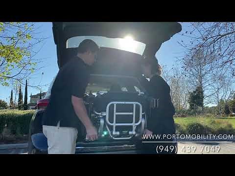 How Easily Load and Unload Ranger The Beast Power Chair into the car - Porto Mobility
