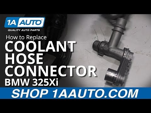 How to Replace Coolant Hose Connector 01-05 BMW 325Xi