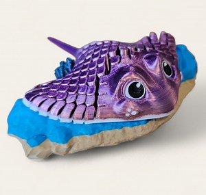 Articulated Manta Ray. Flexible Fish.3d Flexible Toy - Etsy