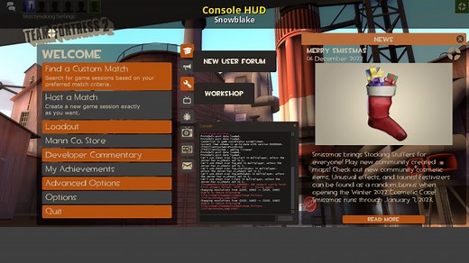 Console HUD Mod for Team Fortress 2 | TF2 Mods