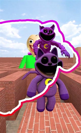 Can You Catch Fake Mcqueen Sea Eater Car Eater Pou in Maze Garry's Mod #garrysmod