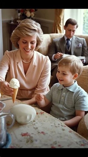 Little Prince loves Ice cream #kingcharles #princewilliam #princessdiana #royalfamily