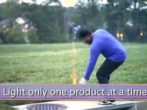 Fireworks Safety - Lighting the Fireworks