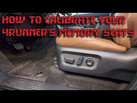 How to calibrate your 4Runner's Memory Seats