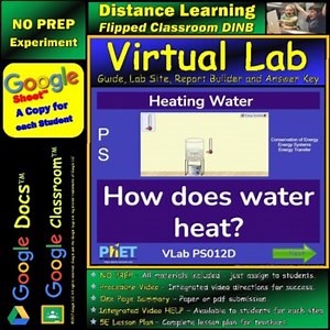 Heating Water STAR* Virtual Lab Google Docs™ DINB