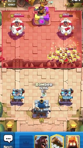 "Day 3 of uploading videos until my parents are proud of me." #gaming #clashroyale #supercell #games