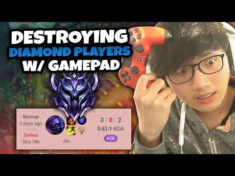 Boxbox destroying Diamond Players with GAMEPAD RIVEN