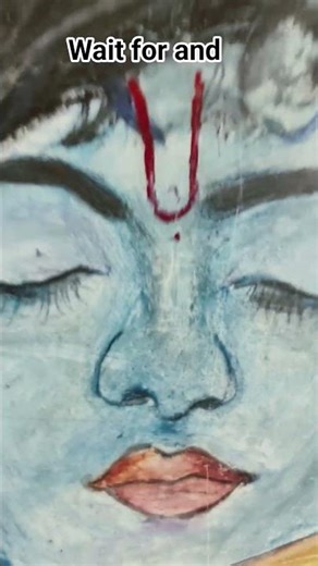 viral krisna drawing video #shortfeed