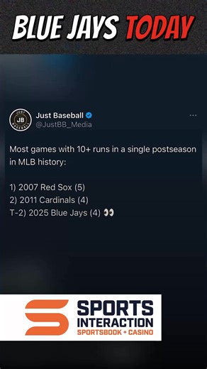 The numbers behind this #bluejays offense are ludicrous #bluejaysbaseball Sports Interaction | The Blue Jays Nation