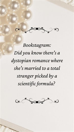 Bookstagram: Did you know there’s a dystopian romance where she’s assigned a husband by a government formula—and he’s a complete stranger? 👀🩵 Perfect for fans of Matched, Divergent, and high-tension slow burns. Tropes you’ll love: 🩵 Married-At-First-Sight x Divergent vibes 🩵 Grumpy x Sunshine 🩵 Forced Proximity 🩵 Arranged Marriage 🩵 Only One Bed 🩵 Spicy VR Simulations (yes, really) If you love soulmate algorithms, morally grey heroes, futuristic worlds, and forbidden tension, this one ne