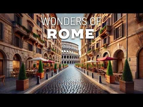 Top 25 Breathtaking Rome Wonders That Will Wow You | Best places in Rome Italy | #rome Travel 4K