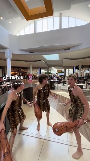 Mall Prank Inspired by The Croods' Grug