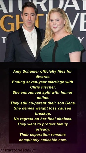 The Real Reason Amy Schumer Filed For Divorce After 7 Years! 😳 #celebritynews #usa #hollywoodbuzz