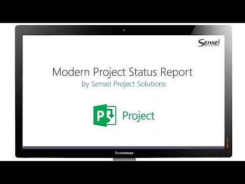 Microsoft Project Online - Modern Project Status Report