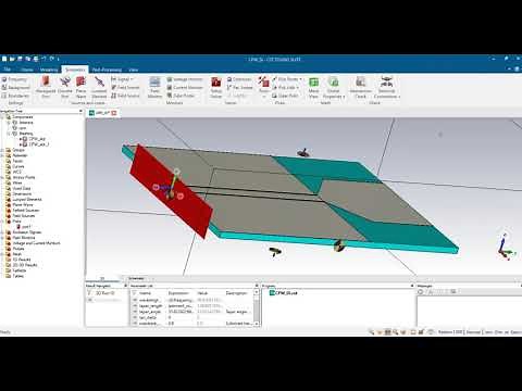 How to design discrete port in CPW antenna in CST