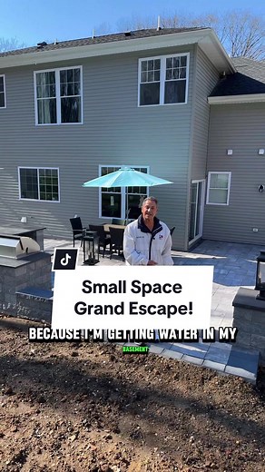 Transforming small spaces into grand escapes 🌿✨. Our latest backyard creation proves that size doesn't limit luxury! • • #BackyardBliss #OutdoorLiving #DesignDreams #CompactLuxury #PaverPerfection #jerseyshore