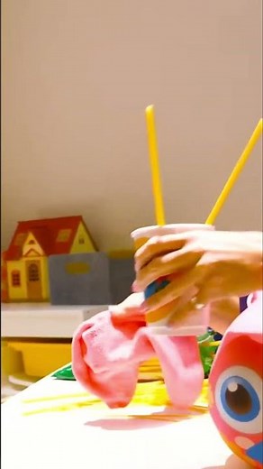 Spaghetti as a straw 😄 Crazy pasta ideas for kids #games #kidsvideo