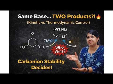 Why LDA Give Different Products at Different Temperatures? 🔥 | Kinetic vs Thermodynamic #csirnet