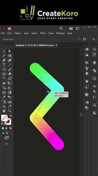 Blend Tool Abstract Gradient Shape 🔥 | Adobe Illustrator Trick | CreateKoro