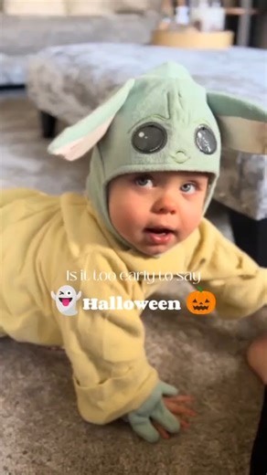 Is it too early to say Halloween? 👀 Asking for a friend in a Baby Yoda costume… 👽🛸 Get ahead of the fancy dress game. Shop now https://tinyurl.com/y32yvk2y 📸@livingthegunnlife #Halloween2025 #FancyDress #BabyYoda #StarWarsCostume #TrickOrTreatReady” | BargainMax.co.uk