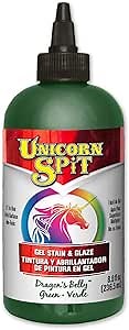 Unicorn SPiT 5771007 Gel Stain & Glaze Dragon's Belly 8.0 Fl Oz Bottle