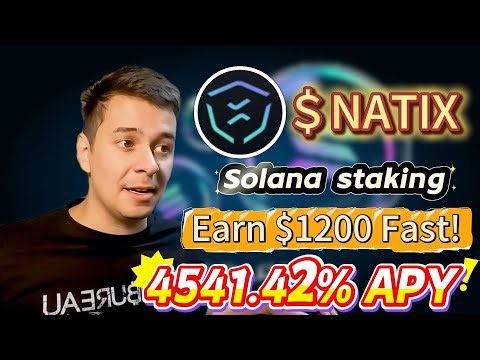 Stake NATIX Token – Make 4541.42% APY in Top NATIX Network solana Crypto