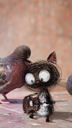 City Pals - Daily Quillustration painted and animated in VR using Quill, rendered in Blender/Cycles | Goro Fujita Art