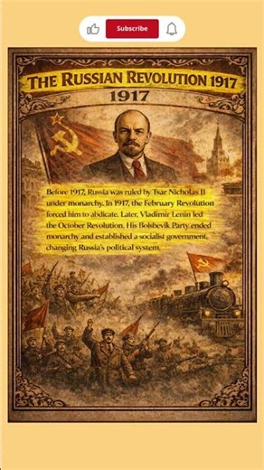 The Russian Revolution 1917 || #lenin #socialism #communism #russia