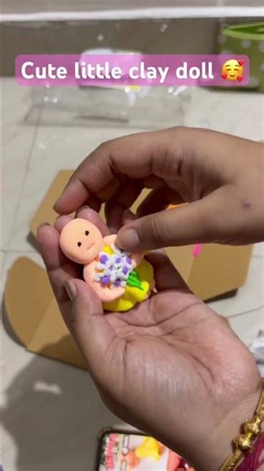 How to make a clay doll step by step| doll tutorial |clay craft ideas #diy #creativeclayideas #art