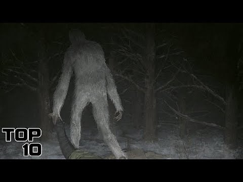 Top 10 Scary Things Caught On Camera In The Woods - Part 2