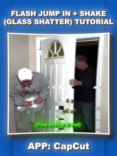 Tutorial on flash jump in spam glass shatter trend style (Dogi Funk 2) #CapCut #capcutpioneer #editingtutorial #edit #yuji