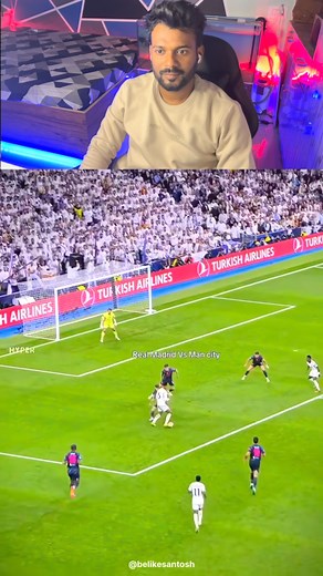 20K views · 1.9K reactions | Realmadrid or barcelona??? #realmadrid #viral #reelsinstagram #trending #reactionvideos #reactionboi #reels #foryou #belikesantosh #football #soccer | Santosh Yadav | Facebook