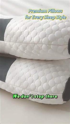 with years of R&D in pillow manufacturing, crafts premium memory foam