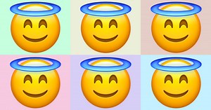 What the 😇 Halo Emoji Means in Texting From a Guy or Girl