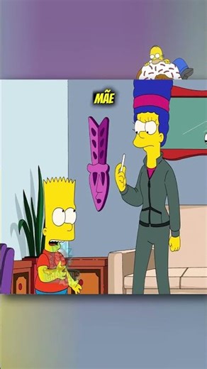 Bart conheceu a Prima do Milhouse #simpsons #shorts