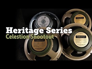 Celestion Heritage Series Shootout, G12-65, M-67 greenback and H greenbacks