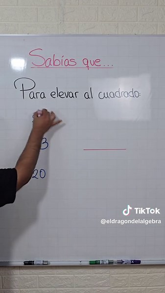 ¿Aún elevas al cuadrado a la manera difícil? 🤯🔥 #eldragondelalgebra #Matematicas #algebra #TipAcademico #viral