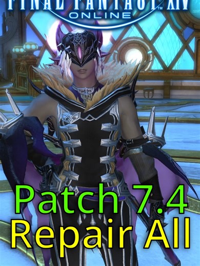 FF14 Patch 7.4 Adds Convenient Repair Feature