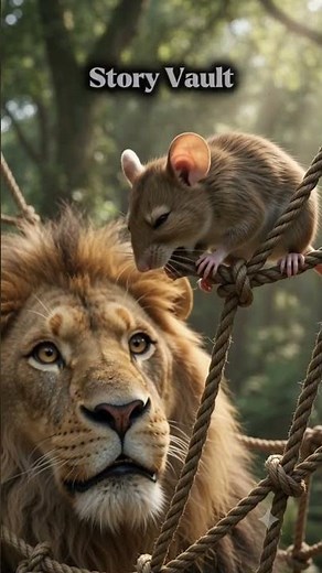 The Lion and the Little Mouse | A Heartwarming Friendship Story 🥹❤️