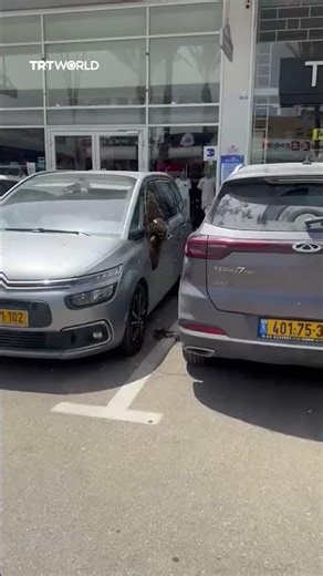 Tens of thousands of bees swarm a shopping centre in Israel