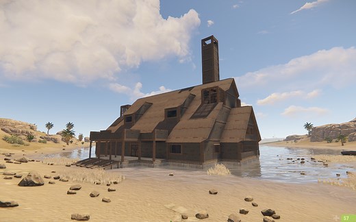 【RUST】海滩小别墅，建造教程