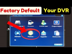 RESET Your DVR to Default Settings in 5 Minutes! How to Factory Reset DVR to Default Settings