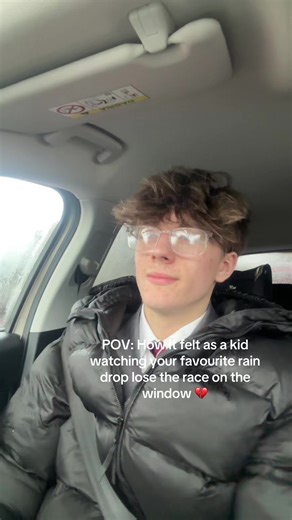 Childhood Memories of Watching Raindrops Race
